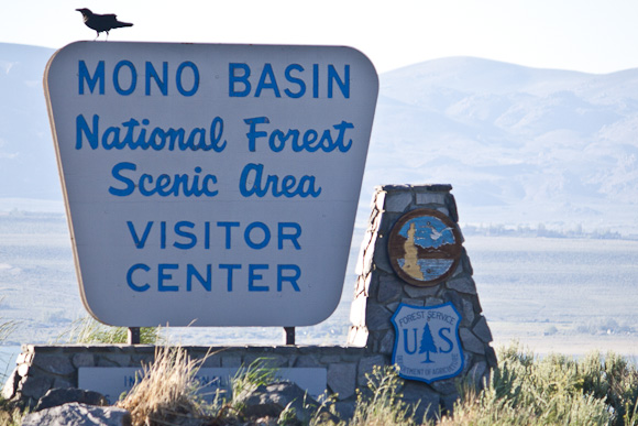 mono basin sign