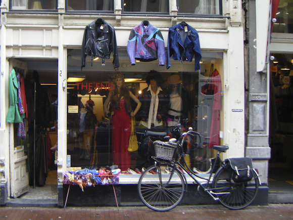 shop front, nieuwe hoostraat, amsterdam